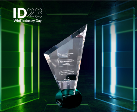DeepCharge CEO Receives Prestigious Entrepreneur Award at WIOT Industry Day 2023